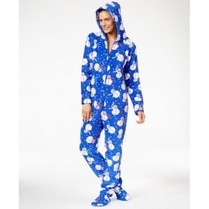 Macy's Snowman PJs Footed, Hooded - Women'…